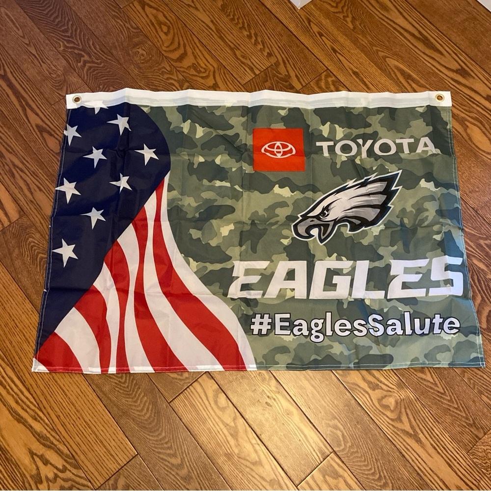 PHILADELPHIA EAGLES SALUTE TO SERVICE USA FLAG VS WASH COMMANDERS 11/14/24